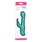 NS Novelties INYA Cyberluxe USB Rechargeable Rabbit Vibrator With Sliding Ring Shaft 18cm