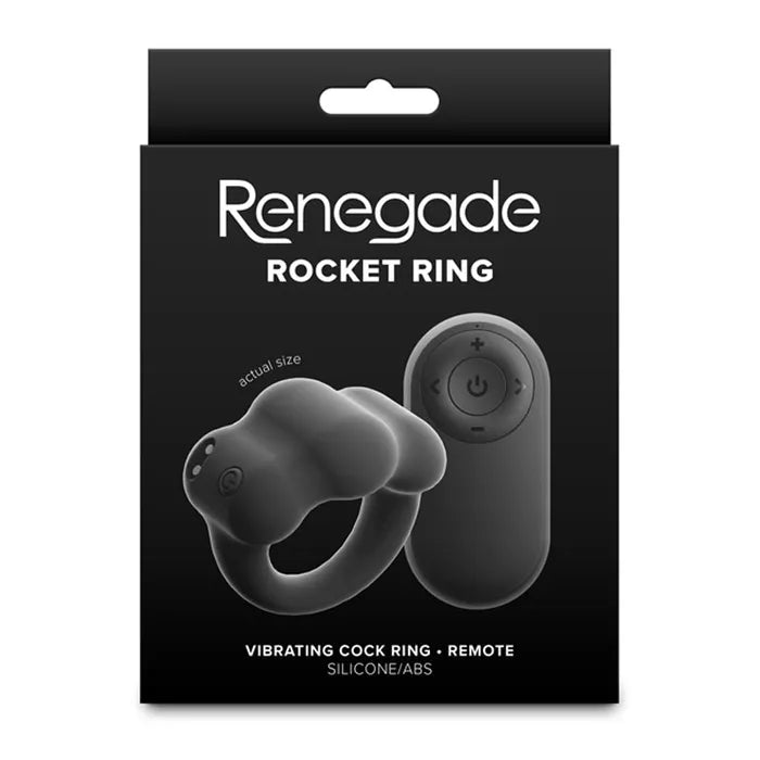 NS Novelties Renegade Rocket Ring USB Rechargeable Vibrating Cock Ring With Wireless Remote