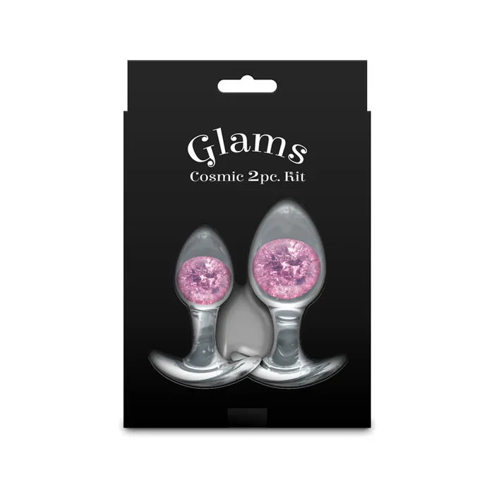 NS Novelties Glams Cosmic Butt Plugs Set Of 2 Sizes