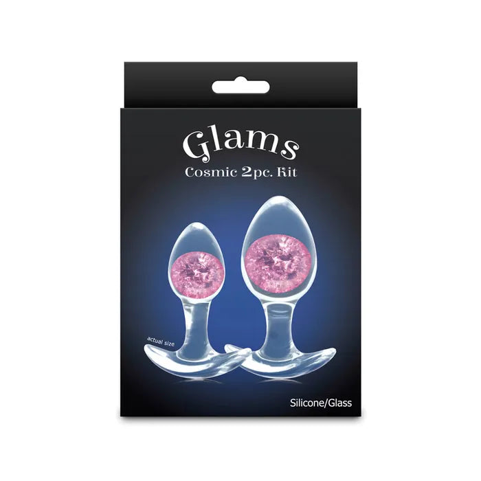 NS Novelties Glams Cosmic Butt Plugs Set Of 2 Sizes