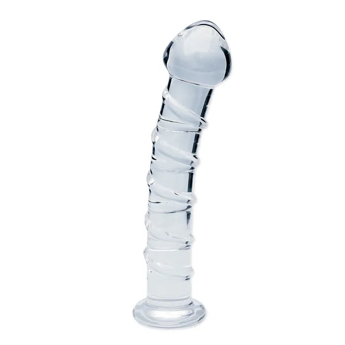 Creative Conceptions Clarity Seraphic Spiral Glass Dildo 16cm