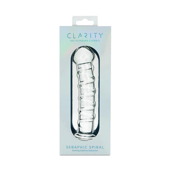 Creative Conceptions Clarity Seraphic Spiral Glass Dildo 16cm