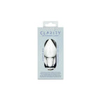 Creative Conceptions Clarity Utopian Bud Glass Butt Plug 8.9cm