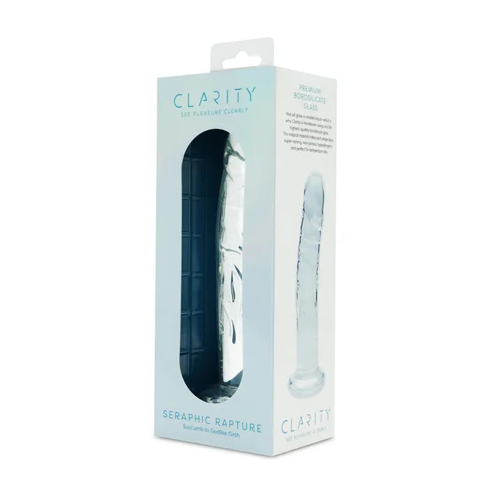 Creative Conceptions Clarity Seraphic Rapture Glass Dildo 17.8cm