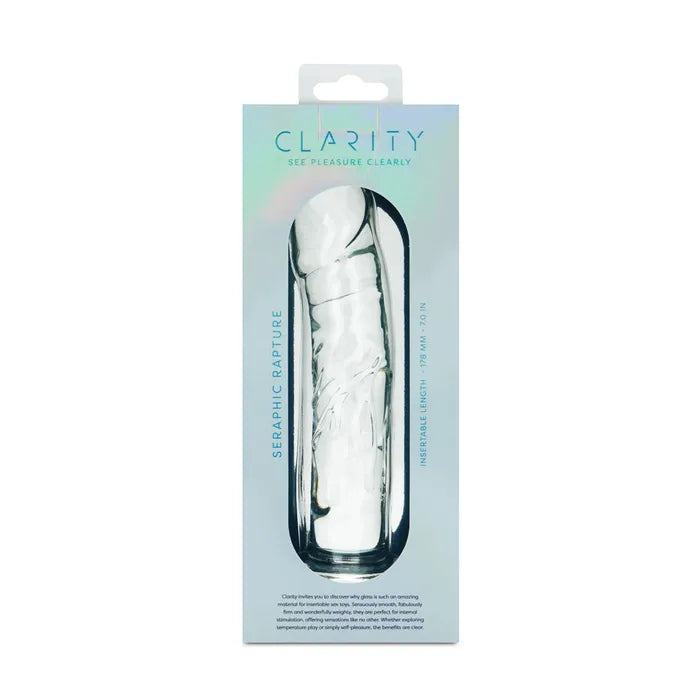 Creative Conceptions Clarity Seraphic Rapture Glass Dildo 17.8cm