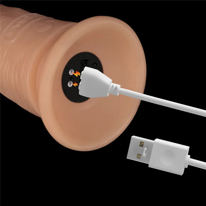 Lovetoy Power Basics USB Rechargeable Vibrating Dong Flesh