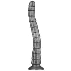 Lovetoy King Sized Vibrating Vibrax Slider USB Rechargeable Vibrating Dildo Grey