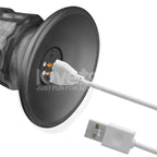 Lovetoy King Sized Vibrating Vibrax Slider USB Rechargeable Vibrating Dildo Grey