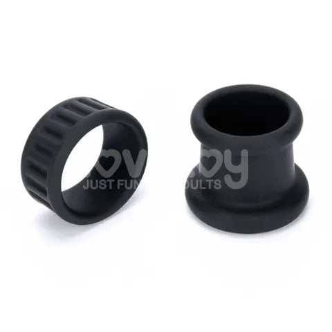 Lovetoy Pinnacle Pro Twin Grip Enhancer Cock & Balls Ring Black