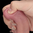 Lovetoy Dual Density Power Cock USB Rechargeable Vibrating Dong Flesh