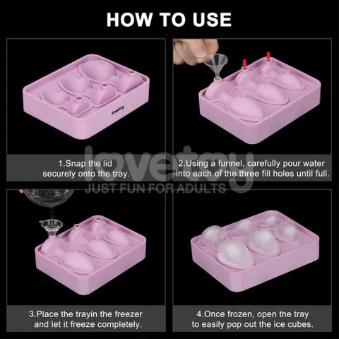 Lovetoy Jokes & Parties Butt Plug Silicone Novelty Ice Tray