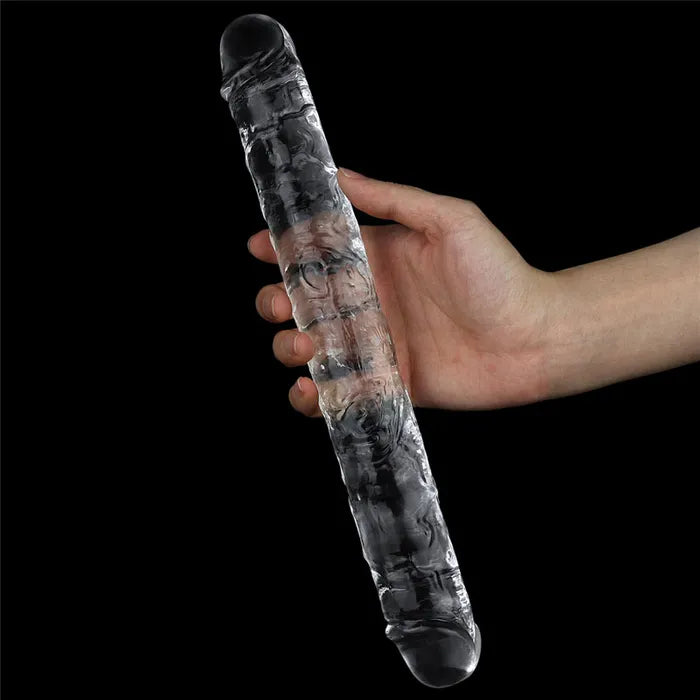 Lovetoy Flawless Clear Double Dildo 12 Inch Clear