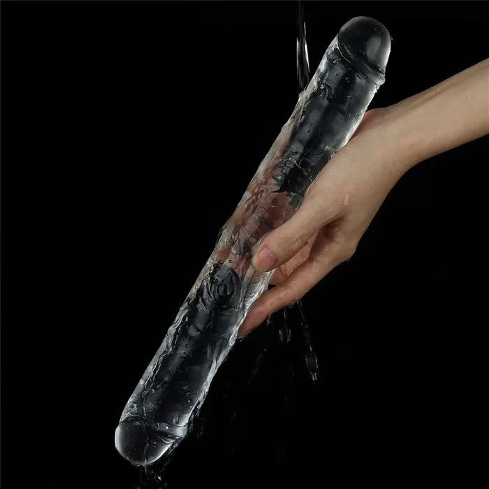 Lovetoy Flawless Clear Double Dildo 12 Inch Clear