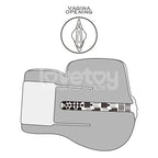 Lovetoy Streetgirls Sensation Pulse Doggy USB Rechargeable Vibrating Sucking & Moaning Doggy Style Masturbator