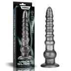 Lovetoy King Sized Vibrating Vibrax Slider USB Rechargeable Vibrating Dildo Grey