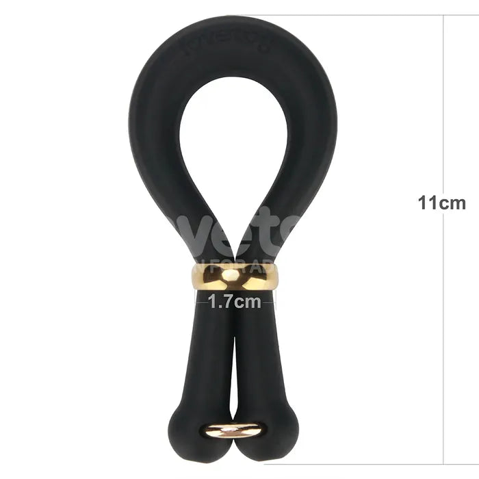 Lovetoy Pinnacle Pro Anyfit Stretcher Adjustable Cock Ring Black