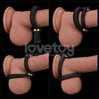 Lovetoy Pinnacle Pro Anyfit Stretcher Adjustable Cock Ring Black