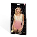 XGEN Products LAPDANCE Rosy Sunset Bodysuit Cream / Rose One Size