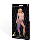 XGEN Products LAPDANCE Violet Sky Off The Shoulder Mini Dress Pink / Violet One Size