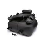 Whipsmart Inflatable Bondage Chair Inflatable Chair With 6 Inch Vibrating Dong Black