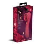 Xgen Products Secret Kisses ROSEGASM ROSE QUAKE USB Rechargeable Dual Ended Tapping Vibrator Red