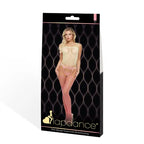 XGEN Products LAPDANCE Pink Mirage Suspender Bodystocking Cream / Pink One Size