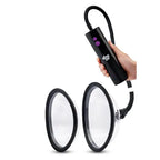 XGEN Products Size Up Rechargeable Power Plumper Pussy Pump With Interchangeable Chambers Clear