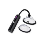 XGEN Products Size Up Rechargeable Power Plumper Pussy Pump With Interchangeable Chambers Clear