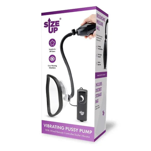 XGEN Products Size Up Vibrating Pussy Pump Clear