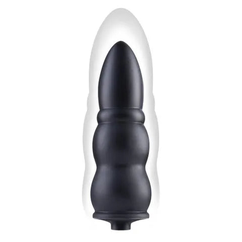 XGEN Products Size Up Ripple Inflatable Butt Plug Black