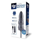 XGEN Products Size Up Ripple Inflatable Butt Plug Black