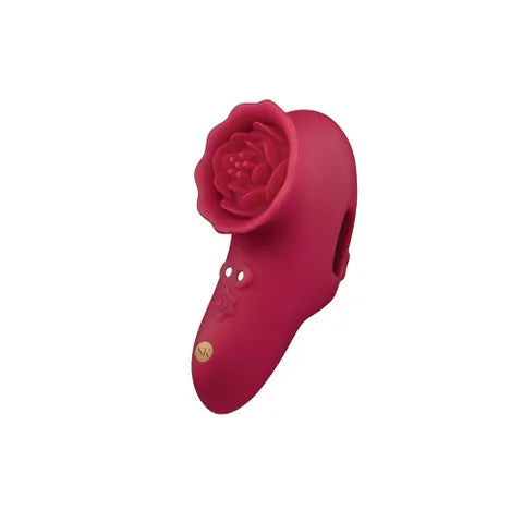 Xgen Products Secret Kisses ROSEGASM PLAYFUL PETAL USB Rechargeable Finger Stimulator Red