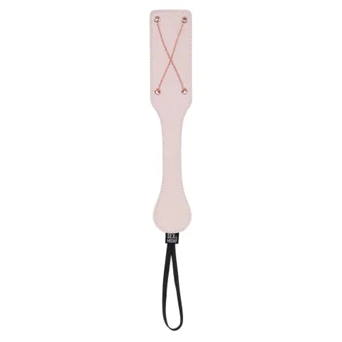 Sex & Mischief Peaches N CreaMe Chain Impressions Spanking Paddle Peach