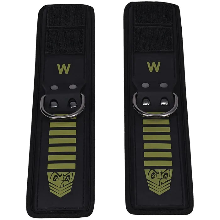 Doc Johnson Fort Troff Tactical Wrist Cuffs Black / Green