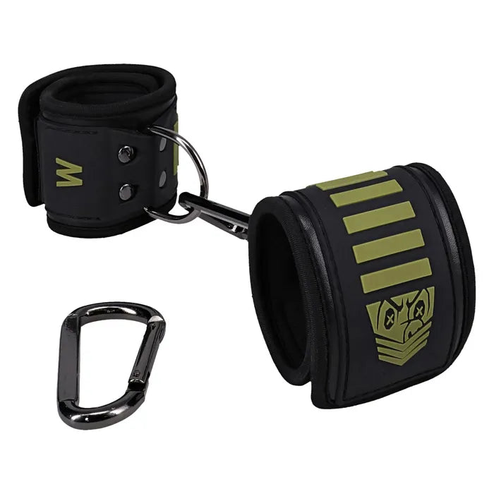 Doc Johnson Fort Troff Tactical Wrist Cuffs Black / Green
