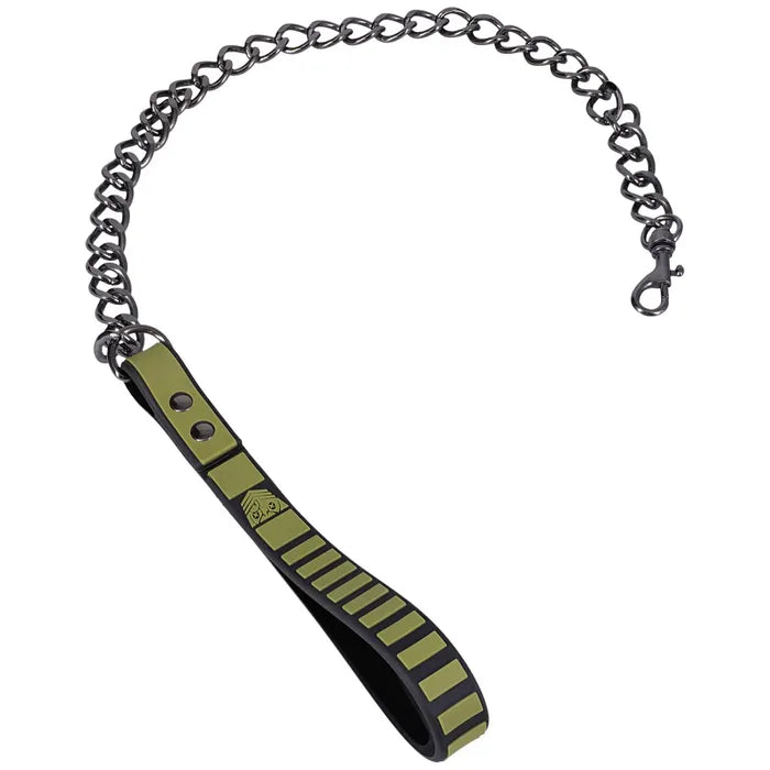 Doc Johnson Fort Troff Tactical Collar & Leash Restraint Black / Green