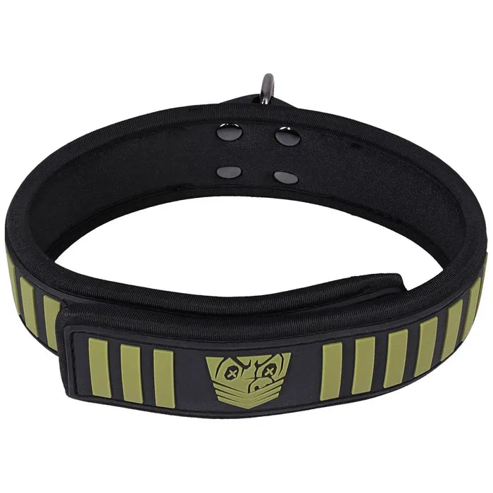Doc Johnson Fort Troff Tactical Collar & Leash Restraint Black / Green