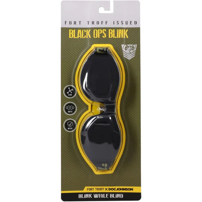 Doc Johnson Fort Troff Ops Blink Eyemask Restraint Black