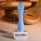 Selopa DAINTY DICK USB Rechargeable Mini Vibrator 11.9cm Baby Blue