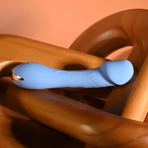 Selopa DAINTY DICK USB Rechargeable Mini Vibrator 11.9cm Baby Blue