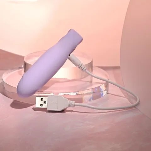 Selopa PETITE PECKER USB Rechargeable Mini Vibrator 11.7cm Purple