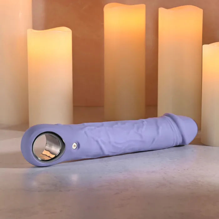 Evolved LARGE PURPLE FANTASY USB Rechargeable Vibrator 21.8cm Purple