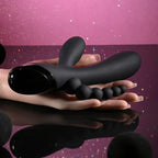 Selopa TRIPLE ACES USB Rechargeable Triple Stimulator Vibrator 19.7cm Black