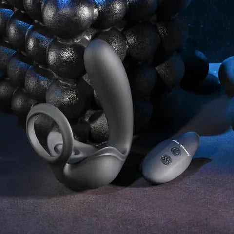 Zero Tolerance BALLIN OUT USB Rechargeable Prostate Massager With Cock Ring & Wireless Remote Black