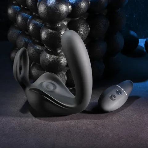 Zero Tolerance BALLIN OUT USB Rechargeable Prostate Massager With Cock Ring & Wireless Remote Black