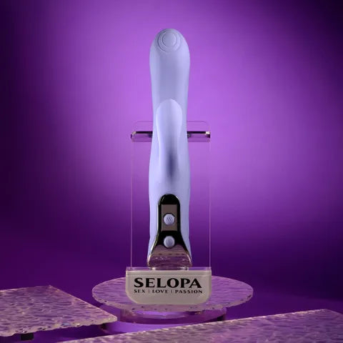 Selopa Evolved LAVENDER LOVE USB Rechargeable Rabbit Vibrator 23.3cm Purple
