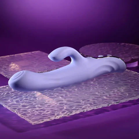 Selopa Evolved LAVENDER LOVE USB Rechargeable Rabbit Vibrator 23.3cm Purple