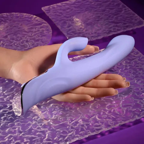 Selopa Evolved LAVENDER LOVE USB Rechargeable Rabbit Vibrator 23.3cm Purple