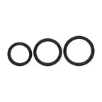 Shots Toys LEVELZ Wide O Silicone Cock Ring Set L / XL / 2X Set Of 3 Sizes