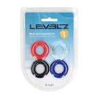 Shots Toys LEVELZ Multicolour Cock Ring Set 4 Pack
